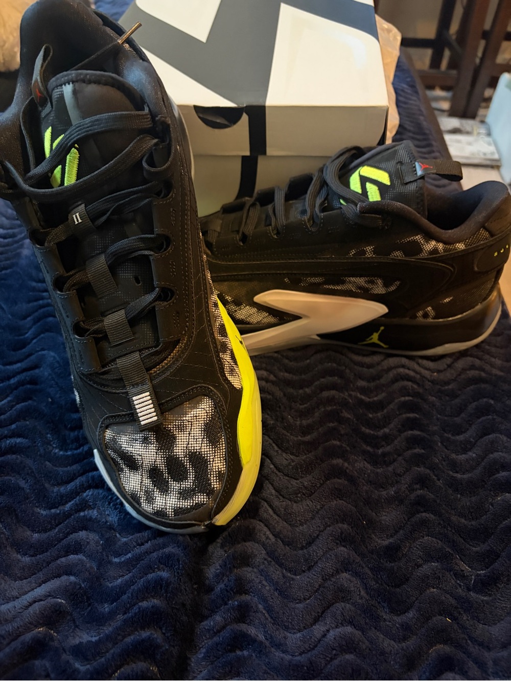 Jordan Black and White Shoe Box with Jumpman Logo